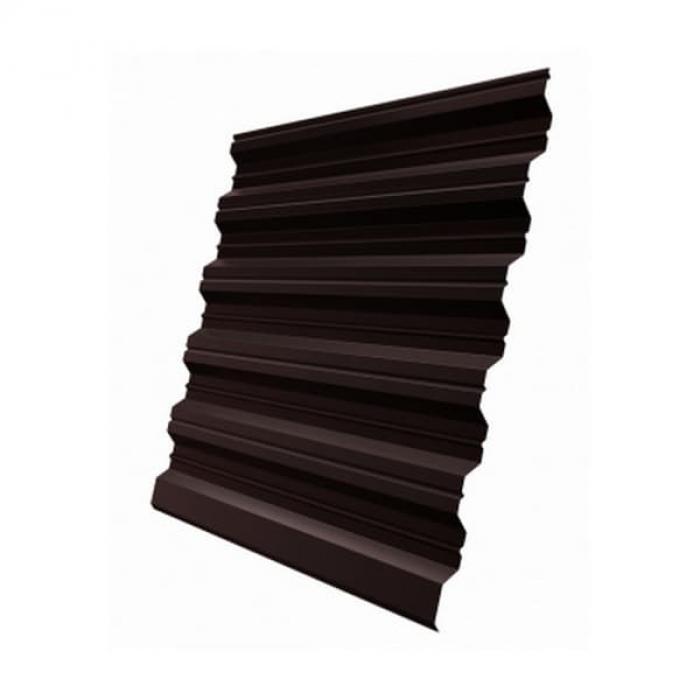 Профнастил НС35 RAL 8017 шоколадно-коричневый 0.65 мм