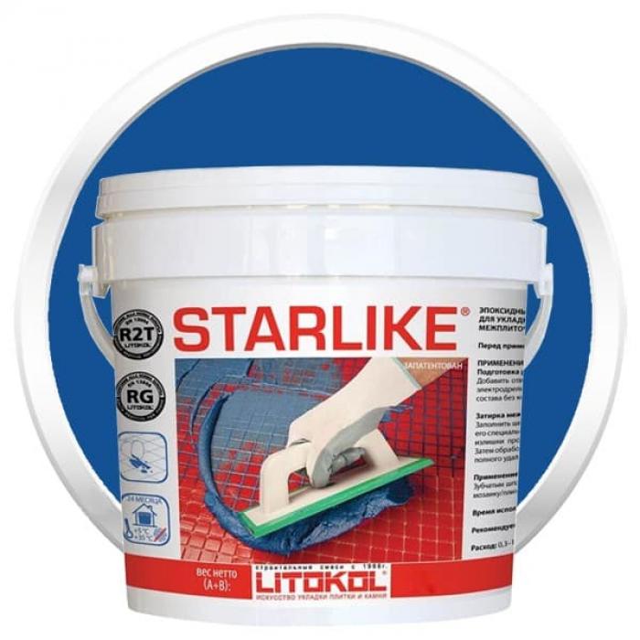 Затирка эпоксидная Litokol Litochrom Starlike C.260 Zaffiro для швов 2,5 кг