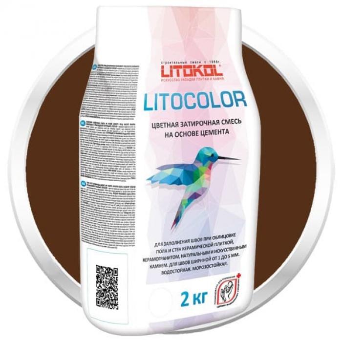 Смесь затирочная цементная Litokol Litocolor L.27 Венге для швов 2 кг