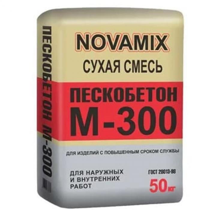 Смесь песчано-цементная (пескобетон) Novamix М-300 50 кг