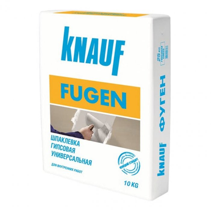 Шпаклевка гипсовая Knauf Фуген белый/серый 10кг