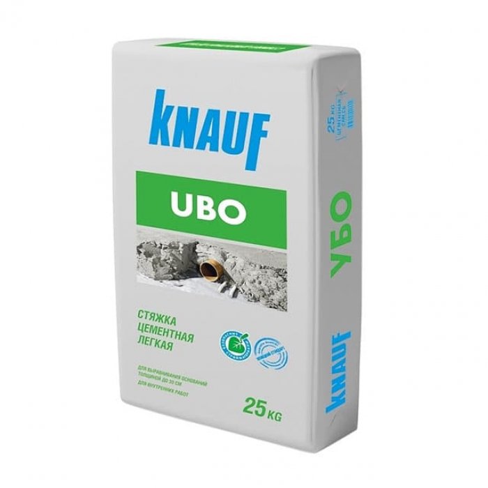 Смесь для полов цементная Knauf Убо (теплоизоляционная) серый 25кг