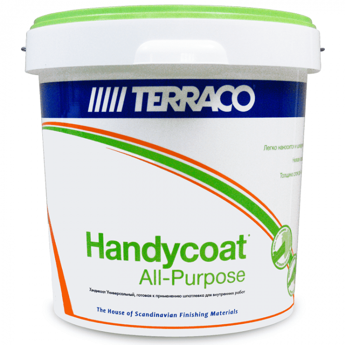 Шпатлевка универсальная Terraco Handycoat All-Purpose белый 25 кг