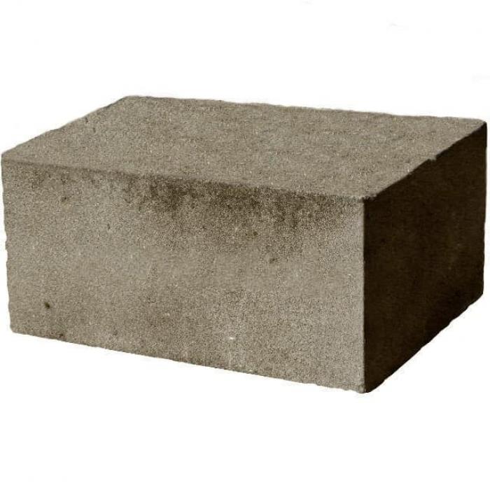 Бетонный блок стеновой серыйполнотелый КСР-ПЗ-39-100-F75-2250 390*190*188мм