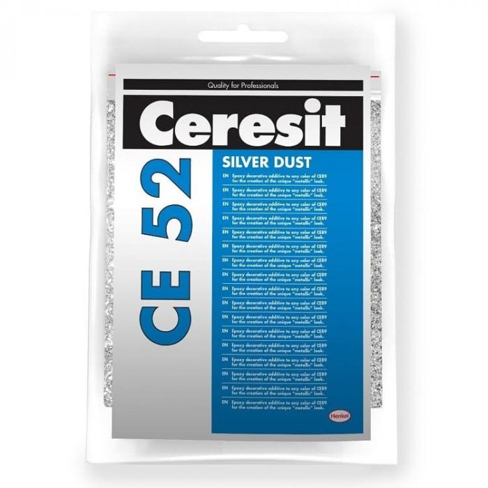 Добавка декоративная для эпоксидной затирки Ceresit CE 52 Silver Dust 75 г
