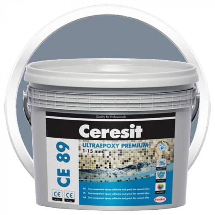 Затирка эпоксидная Ceresit CE 89 Solid Slate 817 для швов 2,5 кг