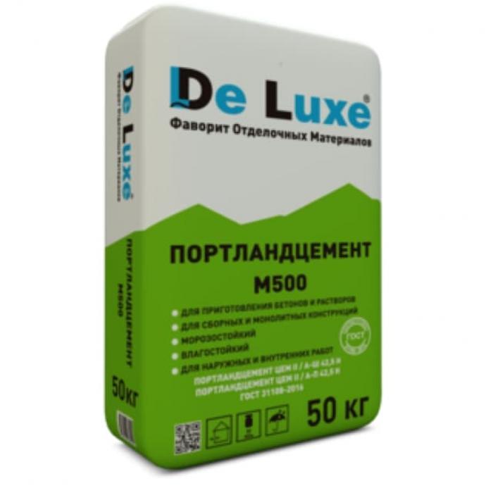 Цемент De Luxe портландцемент Д0 М500 50кг