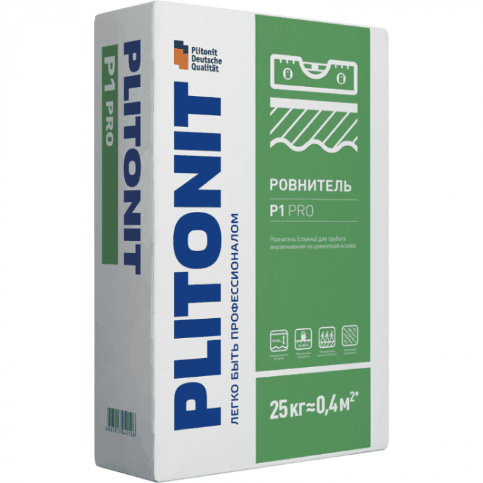 Ровнитель Plitonit Р1 Pro для пола 25 кг