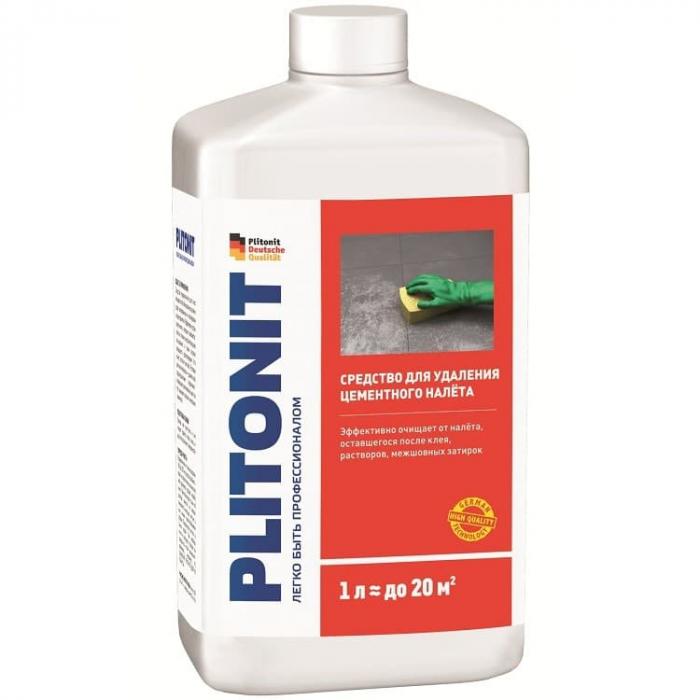 Чистящее средство Plitonit для удаления цементного налета искуственная смола 1 л