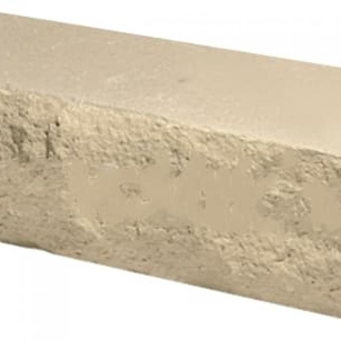Кирпич облицовочный гиперпрессованный полнотелый брусок слоновая кость скол скала 250*50*65мм Судогодский