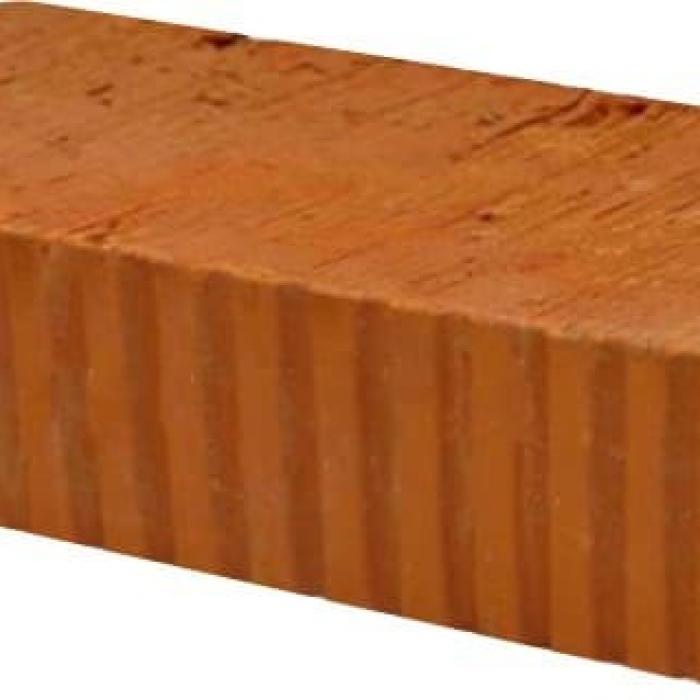 Кирпич строительный керамический полнотелый рифленый красный 250*120*65 Воскресенск
