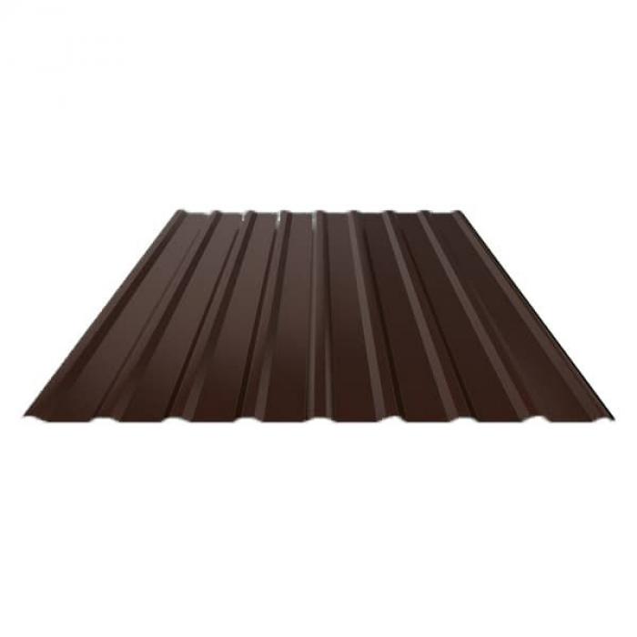 Профнастил НС20 RAL 8017 шоколадно-коричневый 0.3 мм