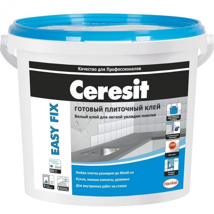 Клей Ceresit Easy Fix готовый для плитки 3,5 кг