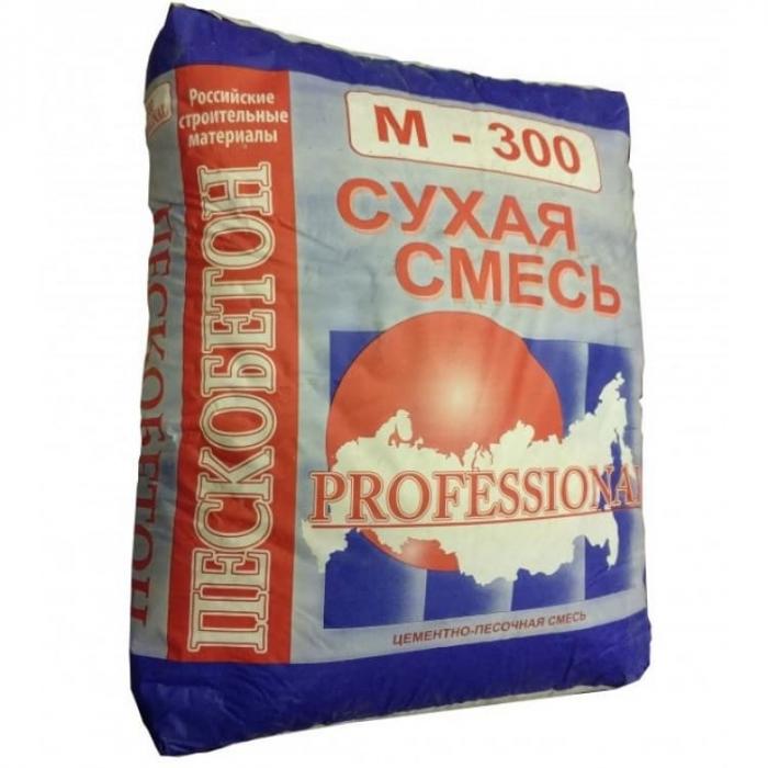Смесь песчано-цементная (пескобетон) Professional М300 40 кг