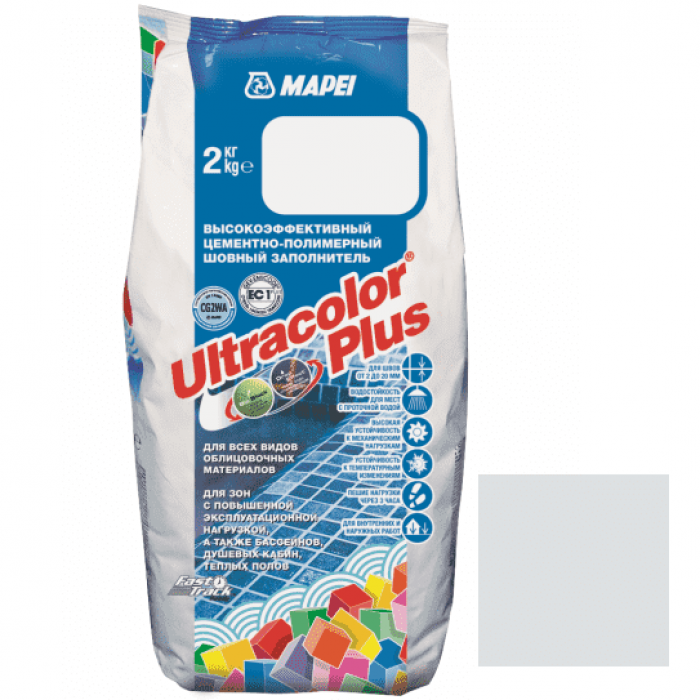 Затирка Mapei Ultracolor Plus 111 светло-серая 2 кг