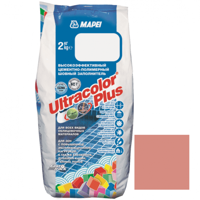 Затирка Mapei Ultracolor Plus 161 лилово-розовая 2 кг
