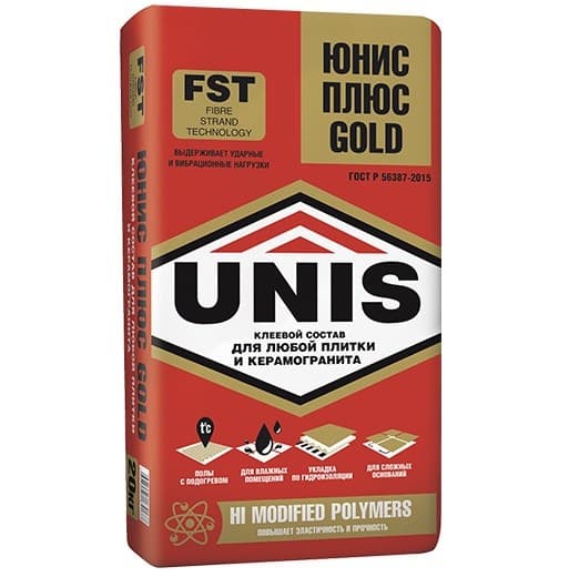 Купить Клей Для Плитки Юнис Плюс